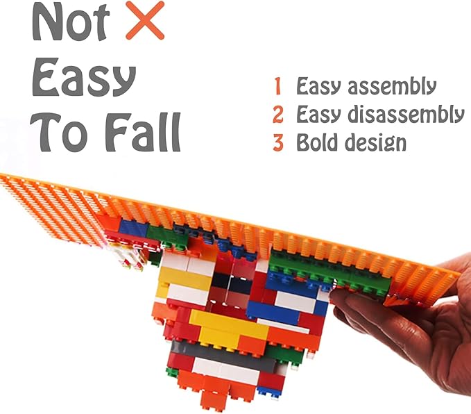 200 Piece Classic Building Bricks, 2x4 Bulk Bricks Creative Building Toys, Red, Yellow, Blue, Green