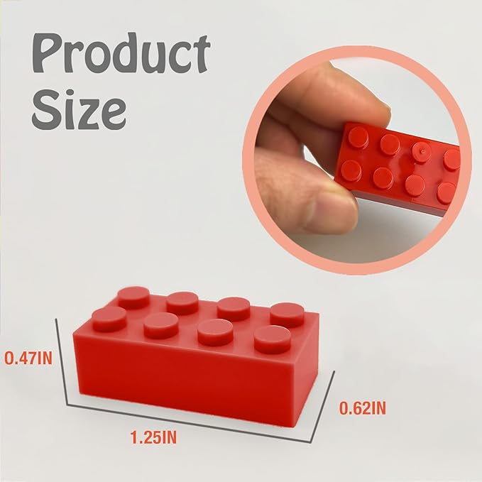 200 Piece Classic Building Bricks, 2x4 Bulk Bricks Creative Building Toys, Red, Yellow, Blue, Green